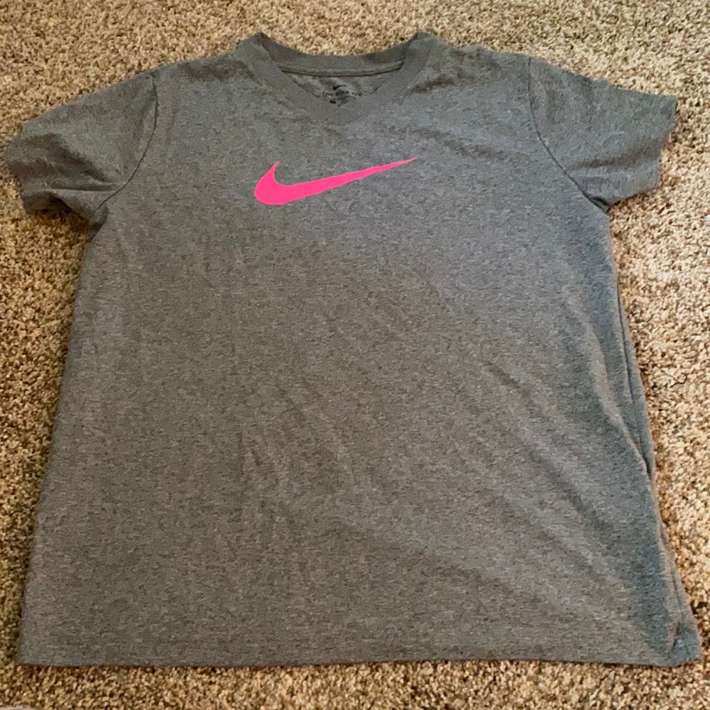 nike girls workout shirt